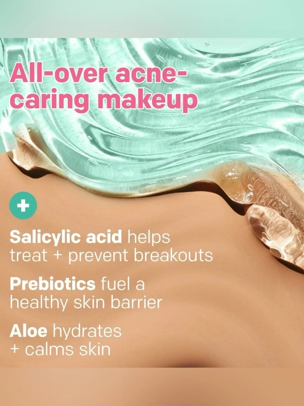 (2 PACK) ALMAY Clear Complexion Foundation with Salicylic Acid, 400 NEUTRAL